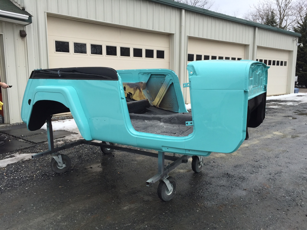 Jeepster quarter panel
			  paint